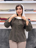 شومیز ساعت شنی کرپ تانیا
