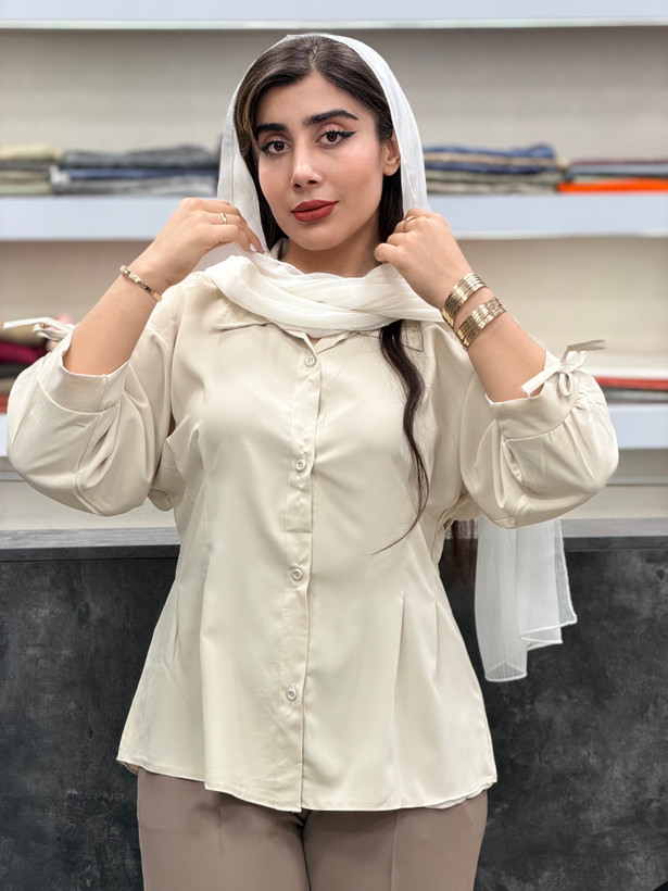 شومیز ساعت شنی کرپ تانیا