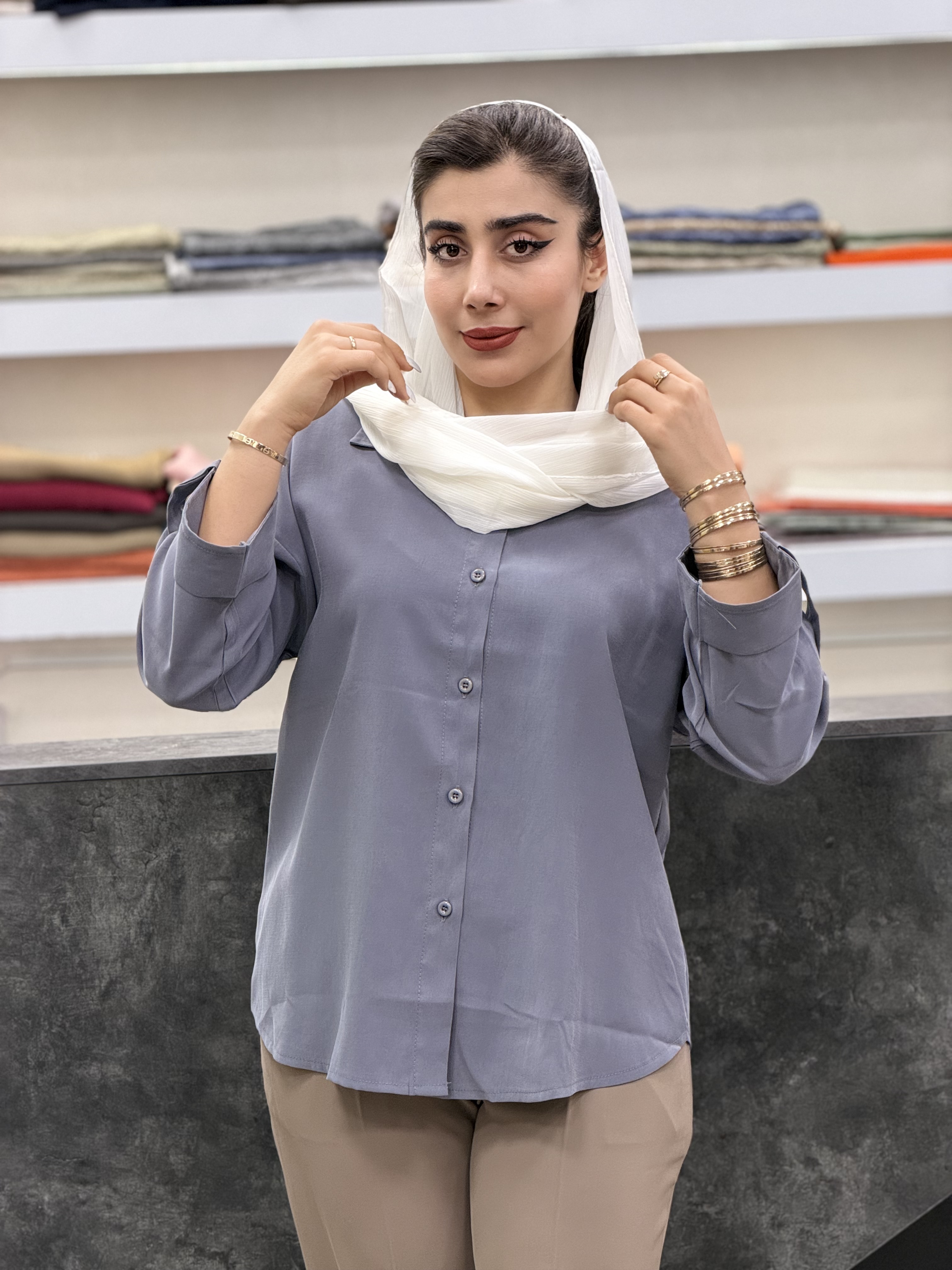 شومیز سیلک ستاره